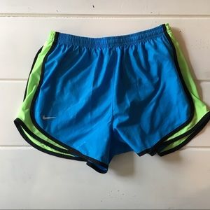 LIKE NEW || Nike Dri-Fit Shorts || Blue & Lime